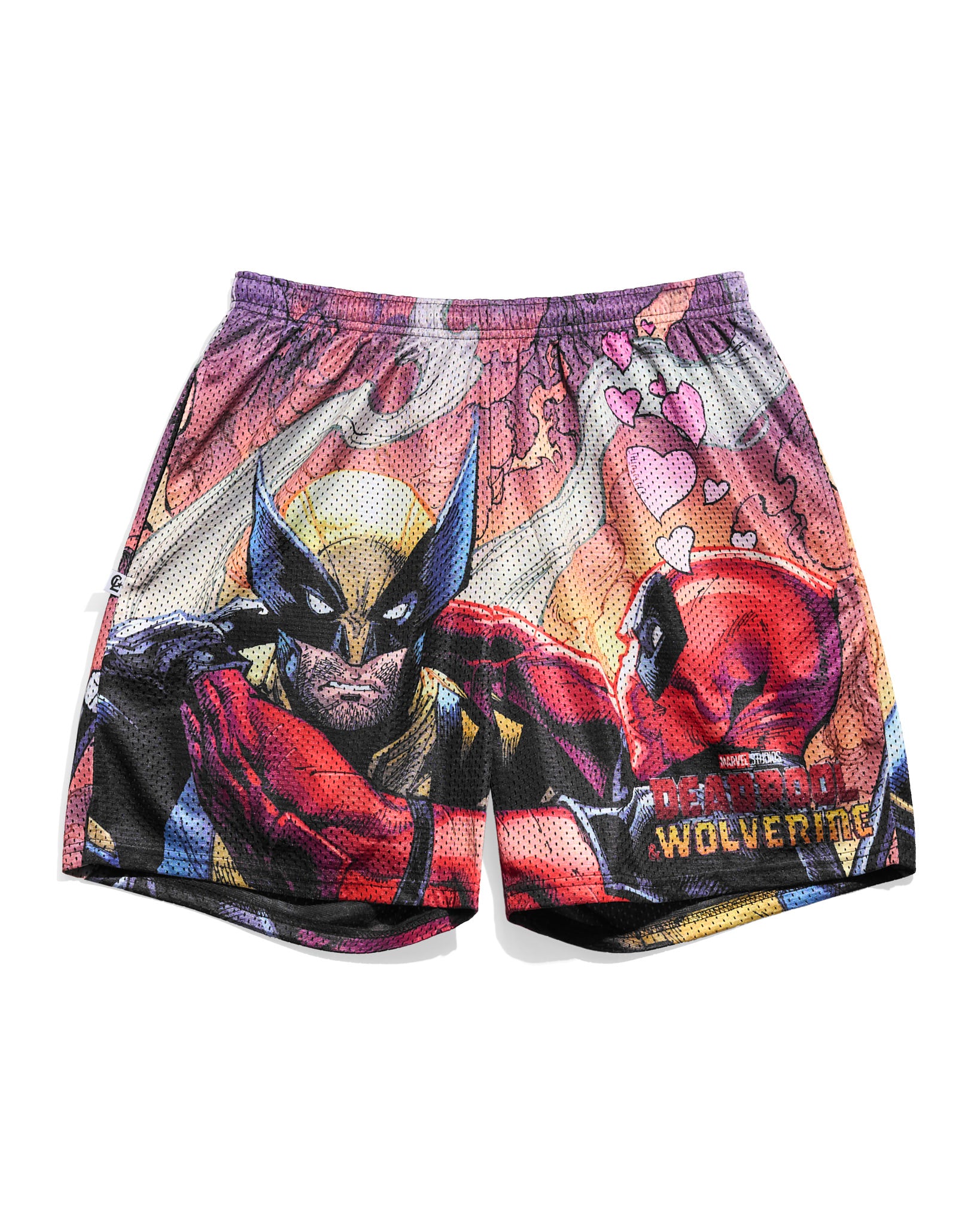 Deadpool & Wolverine Besties Retro Shorts