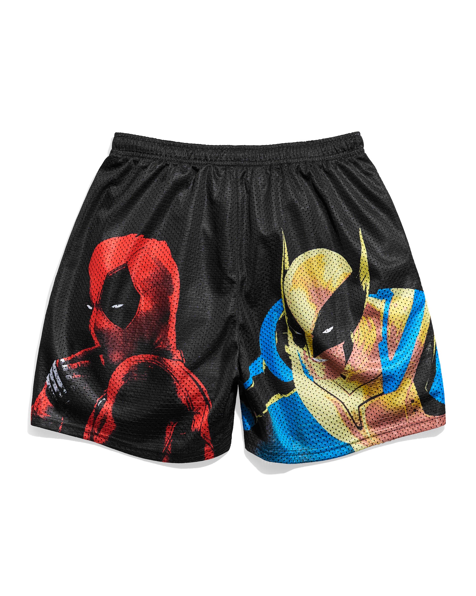 Deadpool & Wolverine Color Pop Retro Shorts