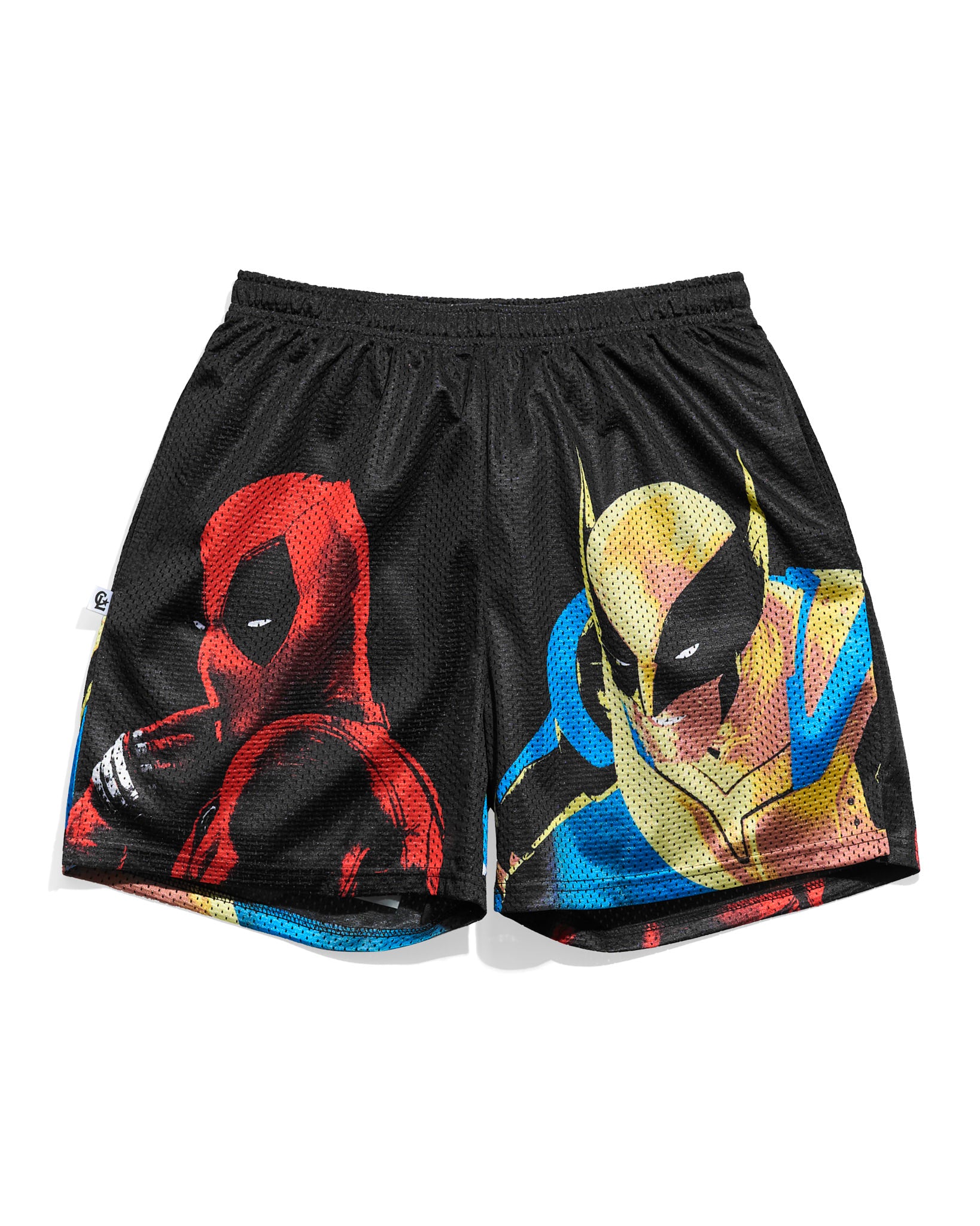 Deadpool & Wolverine Color Pop Retro Shorts