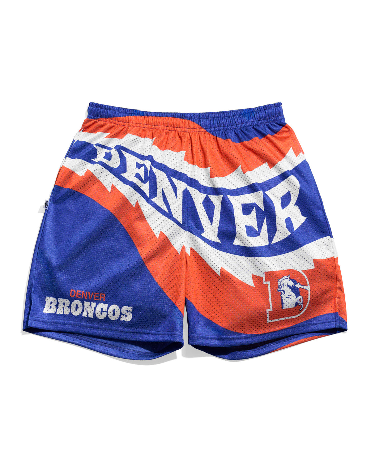 Denver Broncos Saw Blade Retro Shorts