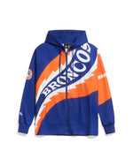 Denver Broncos Classic Saw Blade Zip Up Hoodie