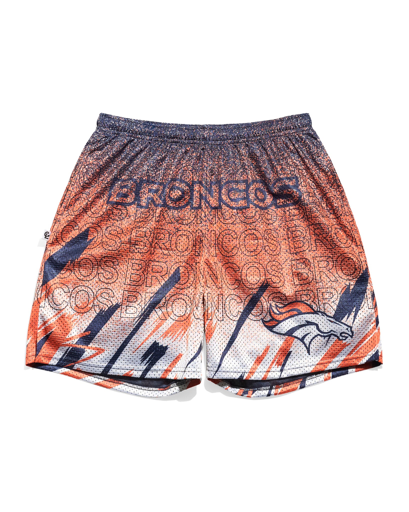 Denver Broncos Sketch Retro Shorts