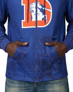 Denver Broncos & X-Men Comic Zip Up Hoodie