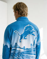 Detroit Lions Landscape Quarter Zip Microfleece Pullover