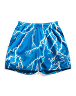 Detroit Lions Lightning Retro Shorts