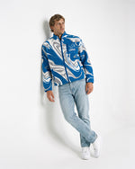 Detroit Lions Marble Full Zip Microfleece