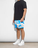 Detroit Lions Saw Blade Retro Shorts