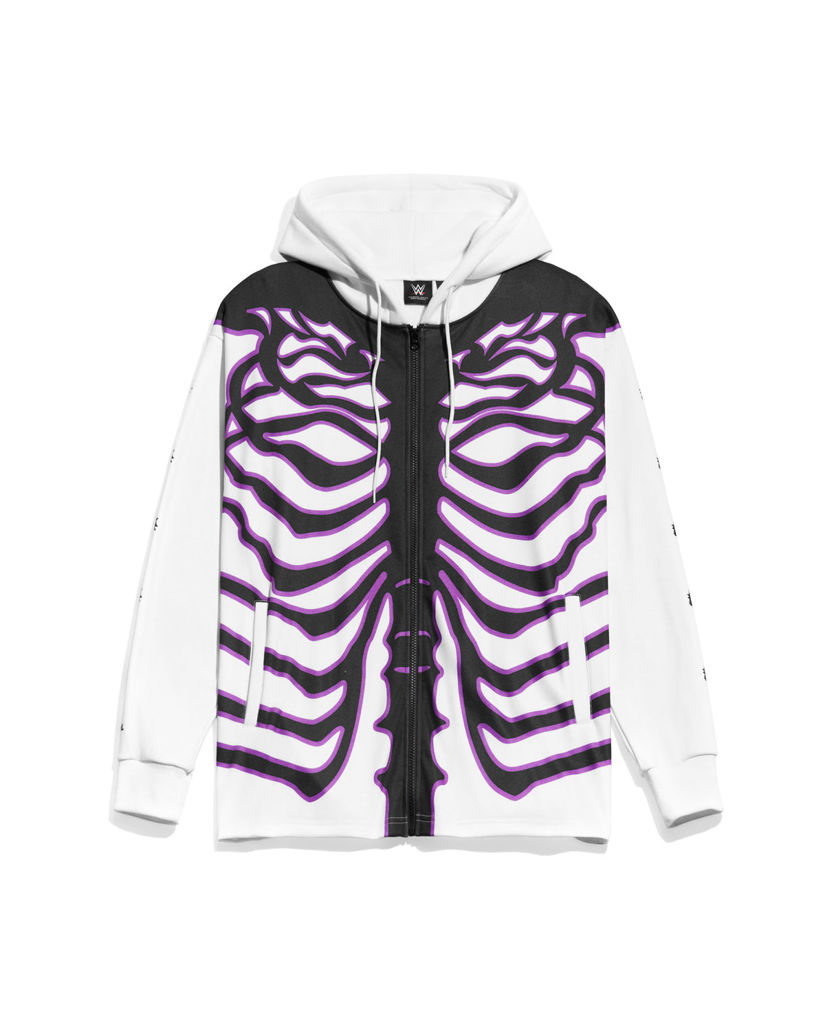Dirty Dominik Mysterio White Purple Entrance Hoodie