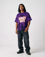 Dudley Boyz Purple Tie Dye T-Shirt