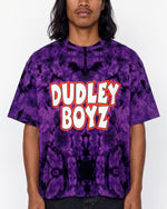 Dudley Boyz Purple Tie Dye T-Shirt