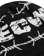 ECW Barbed Wire Black Woven Beanie