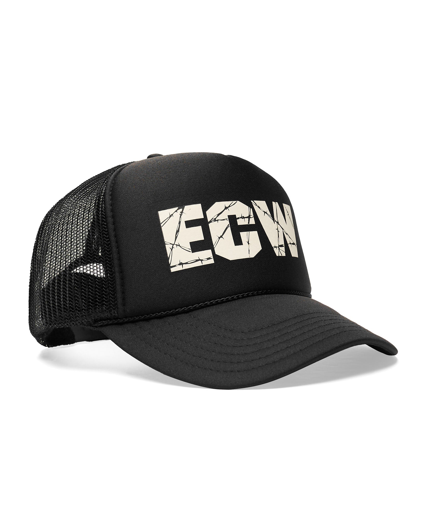 ECW Black Trucker Hat