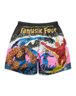 Fantastic Four Vintage Cover Retro Shorts