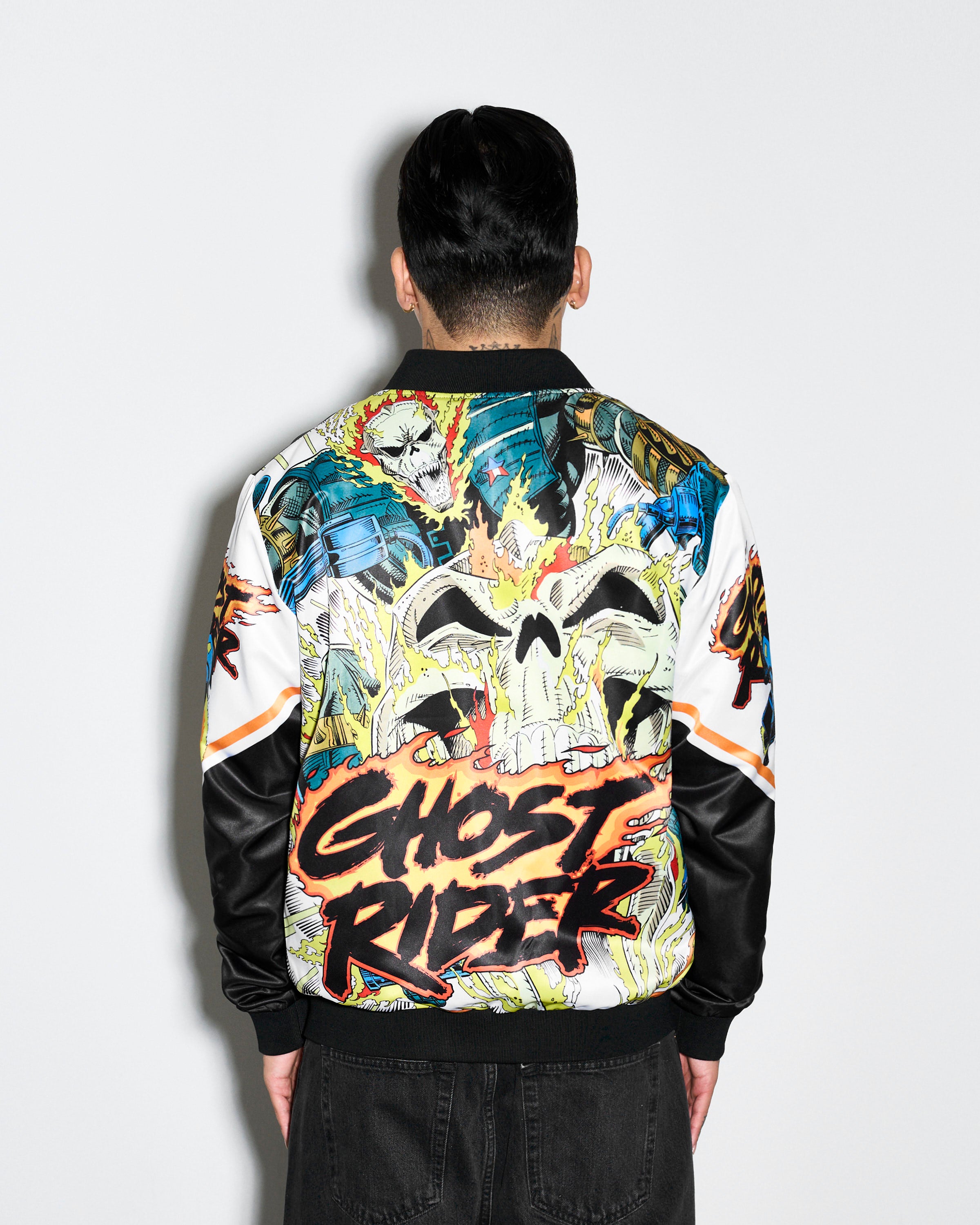 Ghost Rider Fanimation Satin Jacket
