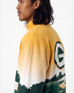 Green Bay Packers Landscape Quarter Zip Microfleece Pullover