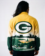 Green Bay Packers Landscape Quarter Zip Microfleece Pullover