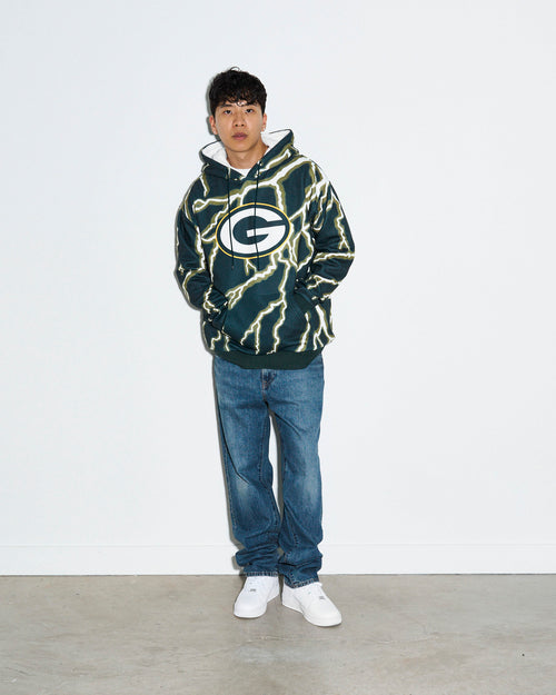 Nfl Green Bay Packers Lightning 3D Hoodie