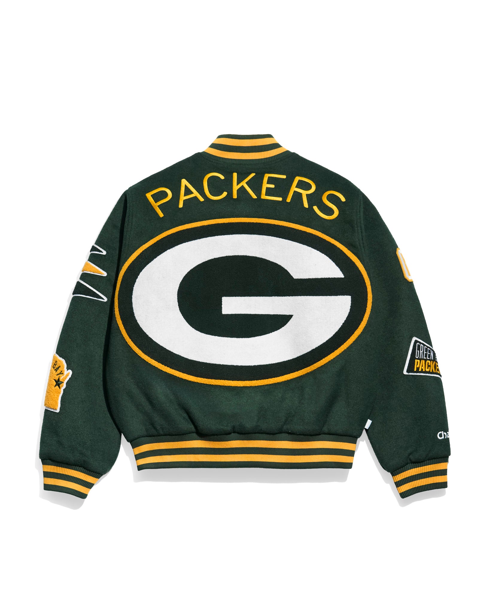 Green Bay Packers Pennant Varsity Jacket