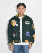 Green Bay Packers Pennant Varsity Jacket