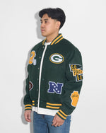 Green Bay Packers Pennant Varsity Jacket