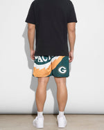 Green Bay Packers Saw Blade Retro Shorts