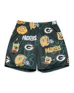 Green Bay Packers & SpongeBob SquarePants Retro Shorts