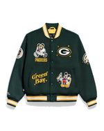 Green Bay Packers & Mickey Mouse Varsity Jacket