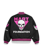 Hart Foundation Black Varsity Jacket