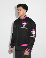 Hart Foundation Black Varsity Jacket