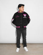Hart Foundation Black Varsity Jacket