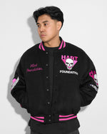 Hart Foundation Black Varsity Jacket