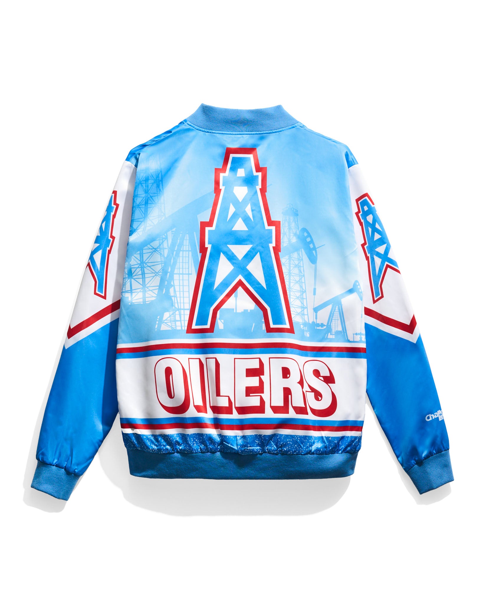 Houston Oilers Fanimation Satin Jacket