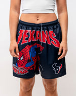 Houston Texans & Spider-Man Retro Shorts