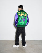 The Incredible Hulk Quilted Satin Jacket