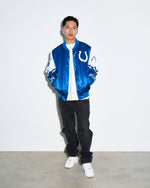 Indianapolis Colts Fanimation Satin Jacket