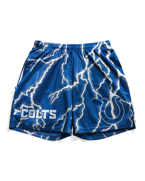 Indianapolis Colts Lightning Retro Shorts