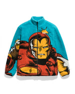 Iron Man Big Face Sherpa Jacket