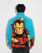 Iron Man Big Face Sherpa Jacket