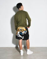 Jacksonville Jaguars Big Logo Retro Shorts