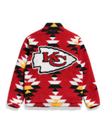 Kansas City Chiefs Geometric Red Sherpa Jacket