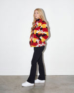 Kansas City Chiefs Geometric Yellow Sherpa Jacket