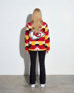 Kansas City Chiefs Geometric Yellow Sherpa Jacket