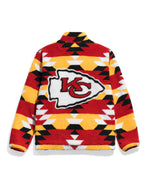 Kansas City Chiefs Geometric Yellow Sherpa Jacket