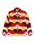 Kansas City Chiefs Geometric Yellow Sherpa Jacket