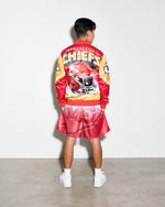 Kansas City Chiefs Helmet Fanimation Retro Shorts