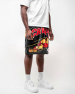 Kansas City Chiefs & Iron Man Retro Shorts