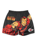 Kansas City Chiefs & Iron Man Retro Shorts