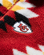 Kansas City Chiefs Geometric Red Sherpa Jacket