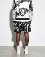 Las Vegas Raiders Lightning Retro Shorts