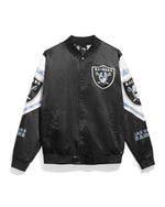 Las Vegas Raiders Logo Fanimation Satin Jacket